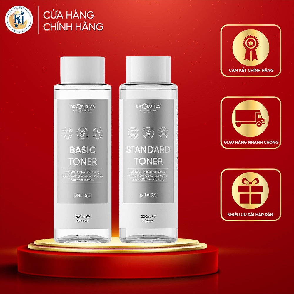 Nước Hoa Hồng Cấp Ẩm Cho Da DrCeutics Toner 200ml