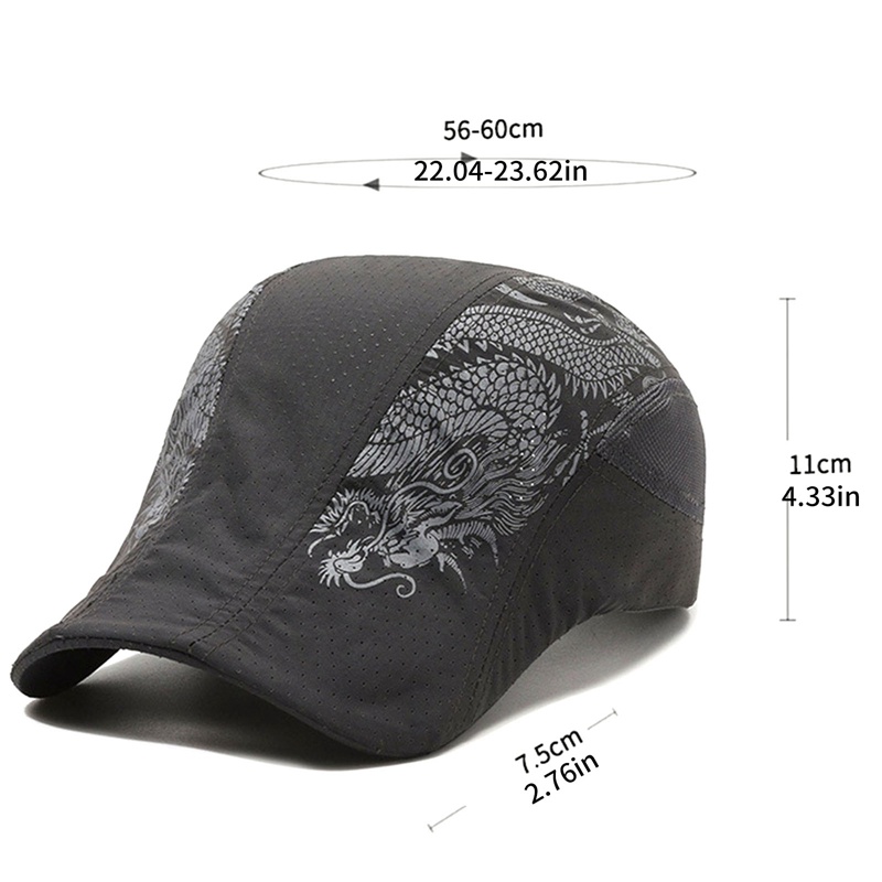 Mũ Lưỡi Trai Phối Lưới Thoáng Khí Nhanh Khô Thời Trang Xuân Hè