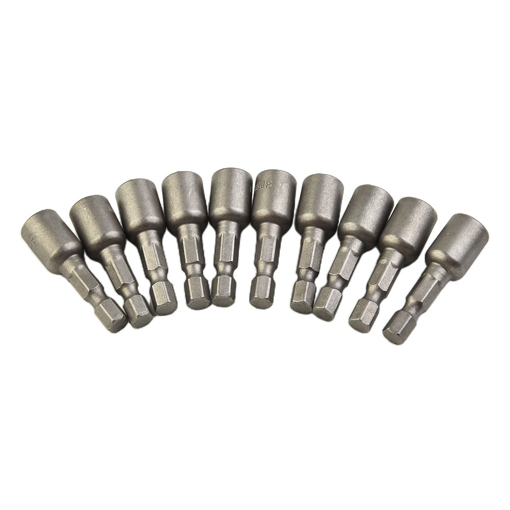 Set 10 Đầu Chuyển Đổi Mũi Khoan Từ Tính 8mm 5 / 16 "