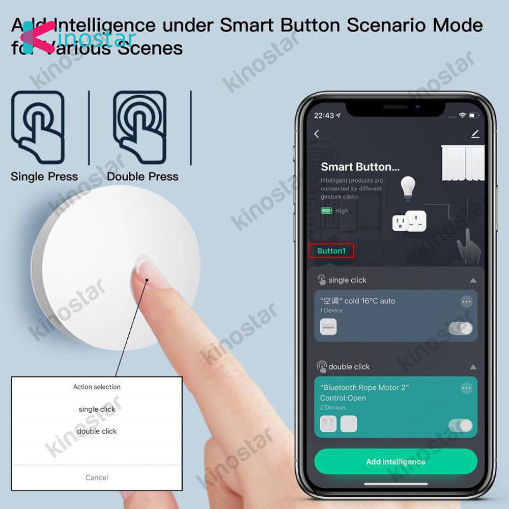 Tuya Zigbee3.0 Công Tắc Thông Minh Nút Cảnh Một Hoặc Hai Điểm Thông Minh Công Tắc Điều Khiển Từ Xa Tiêu Thụ Điện Năng Cực Thấp.