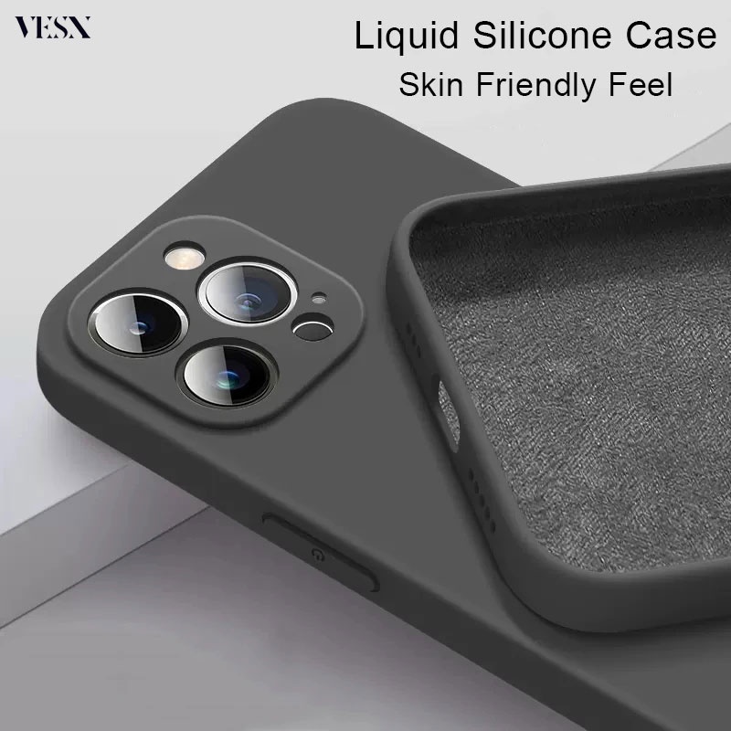 Ốp Điện Thoại Silicon Dẻo Chính Hãng Chống Sốc Cho iPhone 13 12 Pro Max Mini SE 2022 SE3 4G 5G ip13 