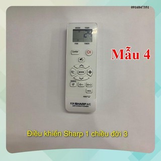 Remote máy lạnh SHARP đời mới, điều khiển điều hòa Shap mới 4 Tốt