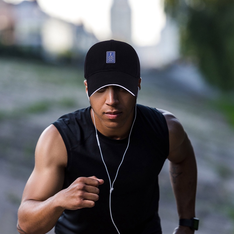 Mũ Lưỡi Trai Cotton Màu Trơn Đơn Giản Thời Trang Cho Nam