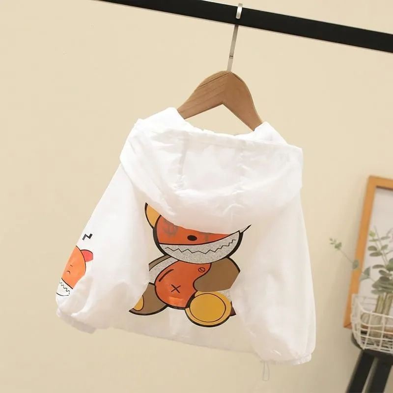 Áo Khoác Chống Nắng Tia UV Trọng Lượng Nhẹ Thoáng Khí Thời Trang Mùa Hè Cho Bé Trai