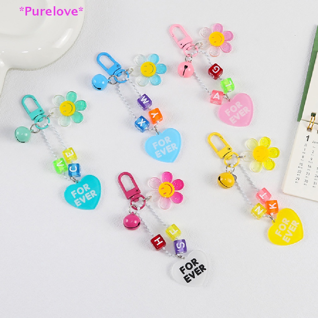 1 Móc Khóa Hình Hoa Hướng Dương Nhiều Màu Xinh Xắn Mới