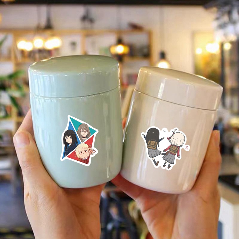 Bộ 50 Miếng Dán Anime Chống Thấm Nước Thời Trang DIY