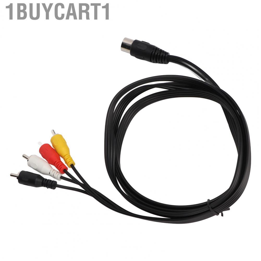 1buycart1 DIN 5 Pin Male To 4RCA Cable Pure Copper Wire Core Sound Adapter WPD