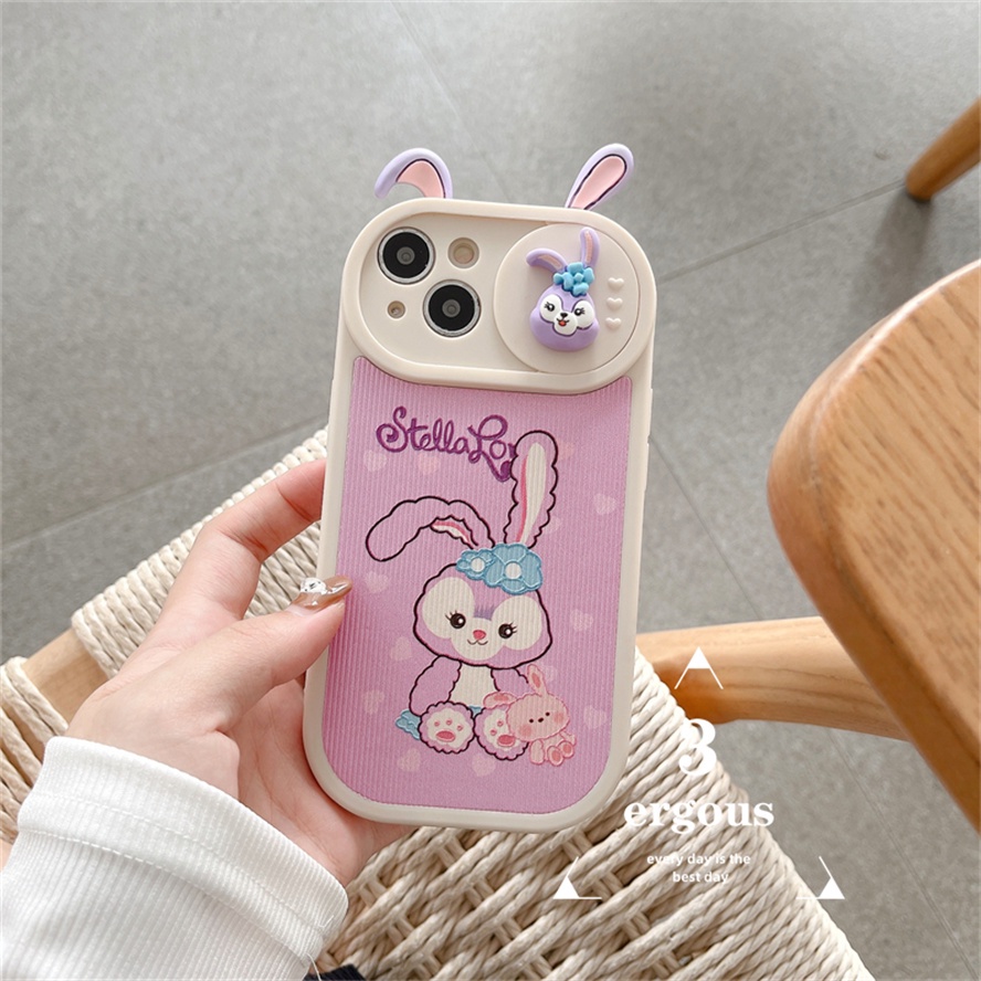 Ốp Điện Thoại TPU Mềm Trang Trí Búp Bê Hoạt Hình 3D Cho IPhone 14 13 12 11 Pro Max