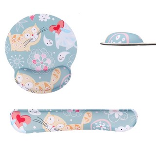 Rubber wrist mouse pad keyboard support thickened game creative cute home office wrist support pad JP7