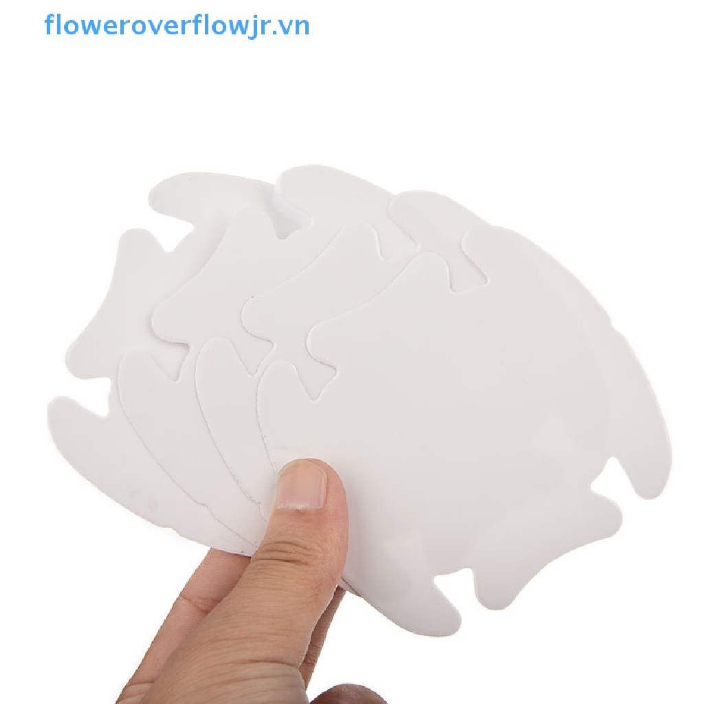 Bộ 4 Miếng Phim Trong Suốt Dán Bảo Vệ Cốc Nước / Tay Cầm Cửa Xe Hơi