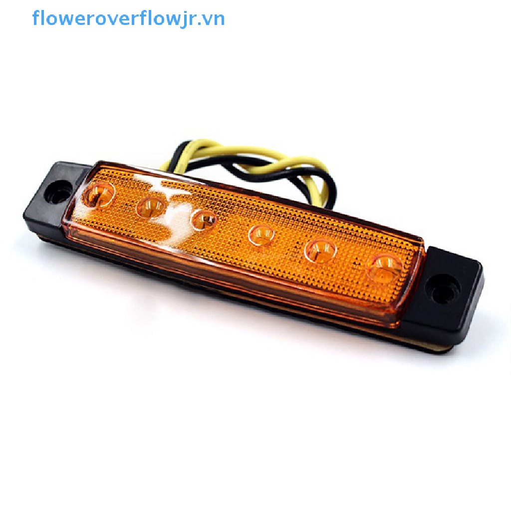 1 Đèn Tín Hiệu 6 Bóng Led 12V / 24V Cảnh Báo Cho Đuôi Xe Tải