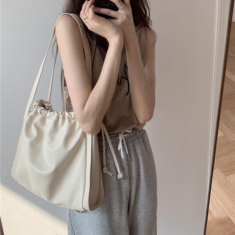 MISCHA Túi tote Đeo Vai Sức Chứa Lớn Chống Thấm Nước Hàng Mới Dành Cho Học Sinh Nữ