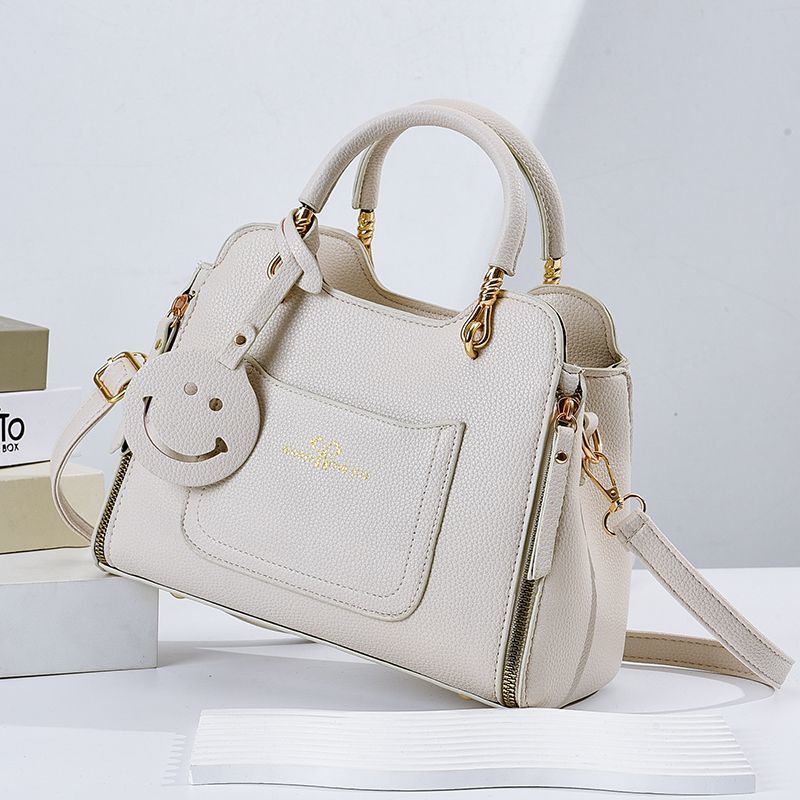 Túi Xách Đeo Vai Sức Chứa Lớn Màu Trơn Thời Trang Dễ Phối Đồ Cho Nữ