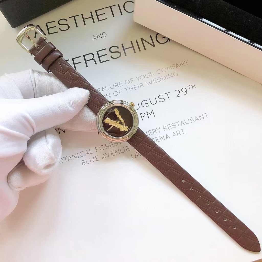 Đồng Hồ Đeo Tay Thời Trang Hiệu Versace Medusa Dành Cho Nữ