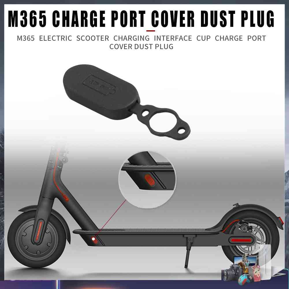 Vỏ Bọc Cổng Sạc Xe Scooter Điện Bằng Silicone Chống Bụi M365