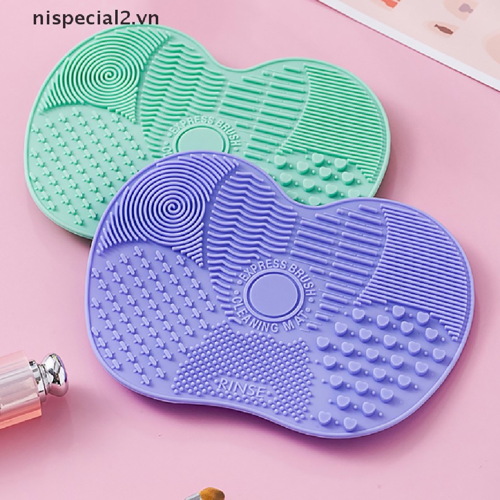 Tấm Silicon Vệ Sinh Cọ Trang Điểm Tiện Dụng