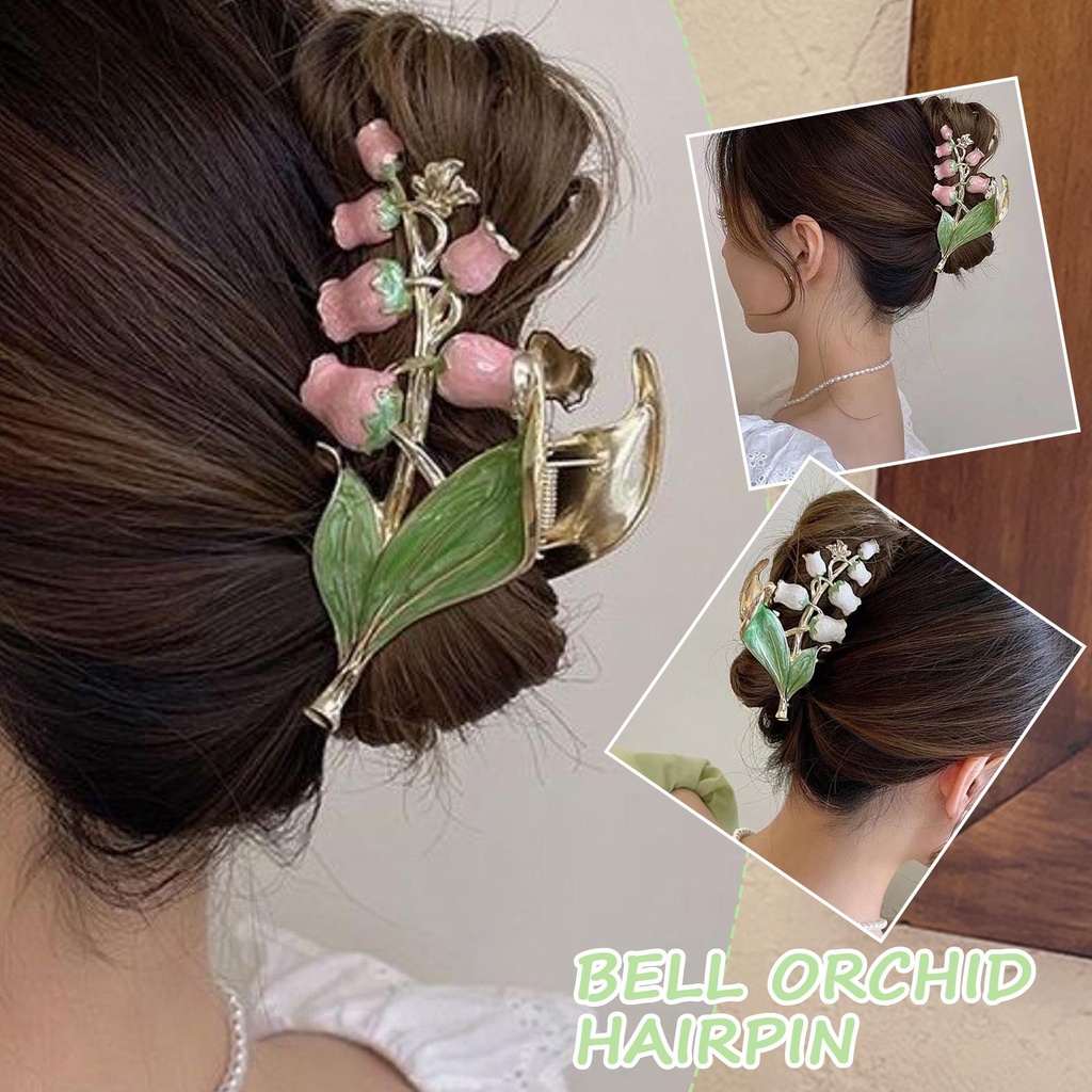 Kẹp Tóc Hình Hoa Lily / Cá Mập Cỡ Lớn Tinh Tế Thời Trang Mùa Hè