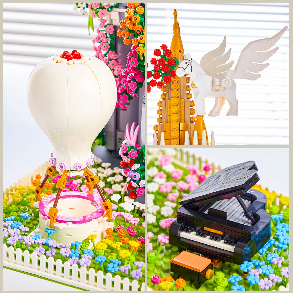 Disney Bộ Đồ Chơi Lắp Ráp Lâu Đài Cho Bé Gái 8-12 Tuổi