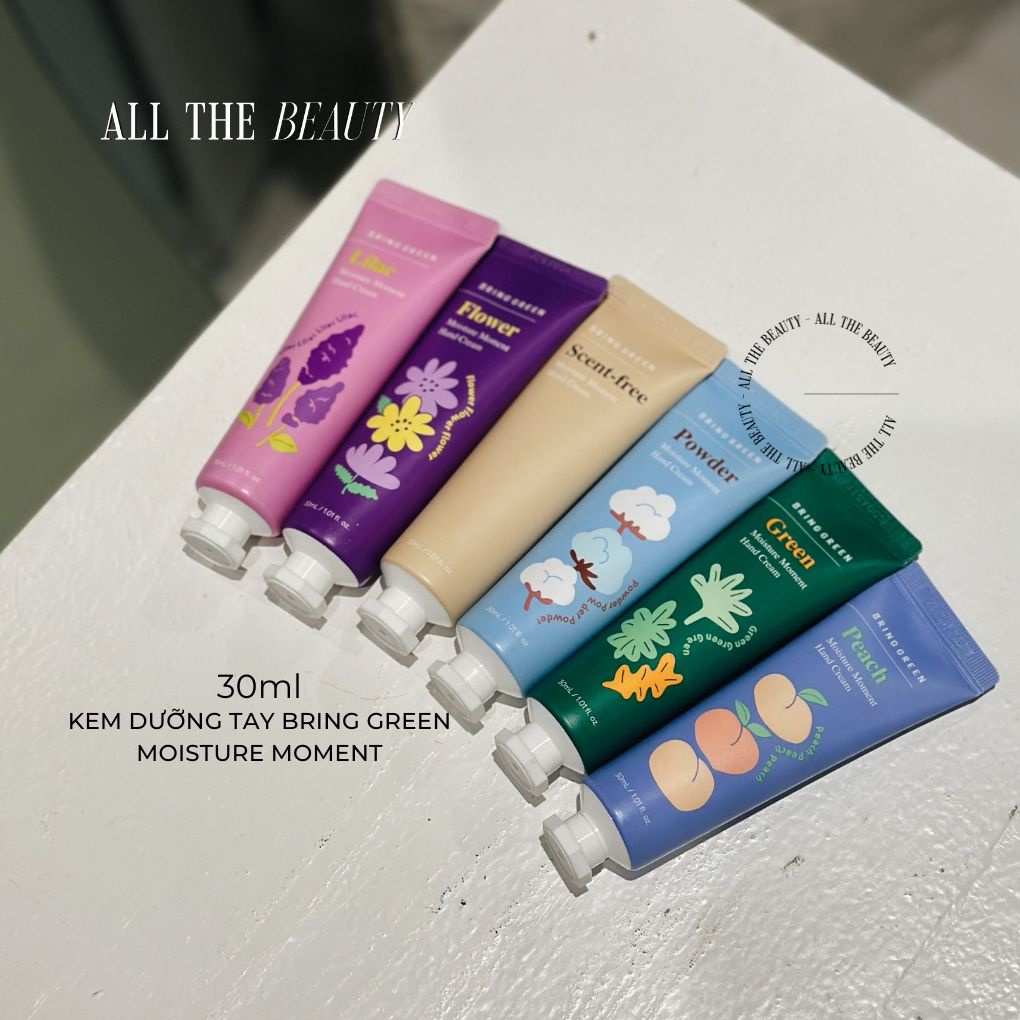 Kem Dưỡng Tay Bring Green Moisture Moment Hand Cream 30ml