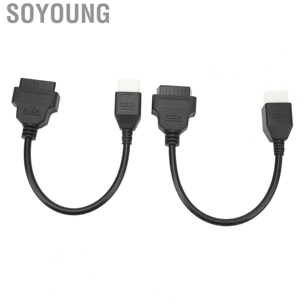 Soyoung 6 Pin OBD Connector  Diagnostic Cable Stable Structure for Motorcycle Motor