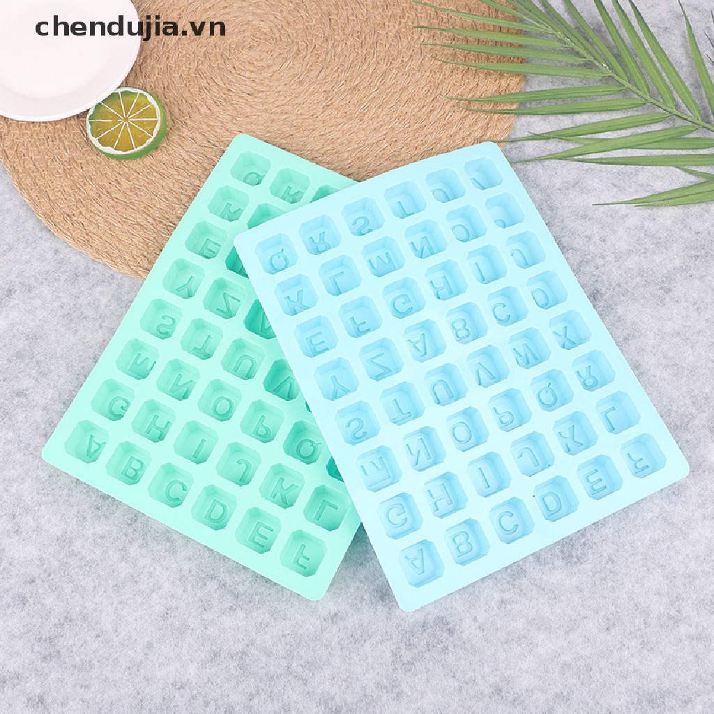 Khuôn Làm Bánh / Xà Phòng Chất Liệu Silicon Hình Chữ Cái 48 Kiểu Ai Cập