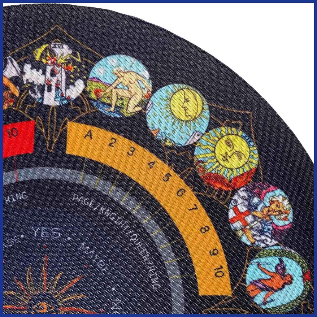 Bói toán mat tarot card khăn trải bàn con lắc siêu hình ban con lắc unqiue món quà phù thủy để chữa bệnh tâm linh aiavn aiavn