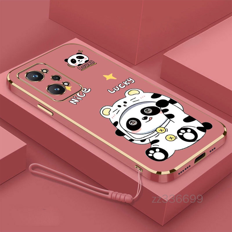 Ốp Điện Thoại Silicon Hình Gấu Trúc Cho Realme GT neo GT neo 2 Realme GT neo 3