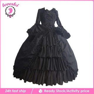 Đầm Phong Cách Gothic Thời Trung Cổ Cho Nữ
