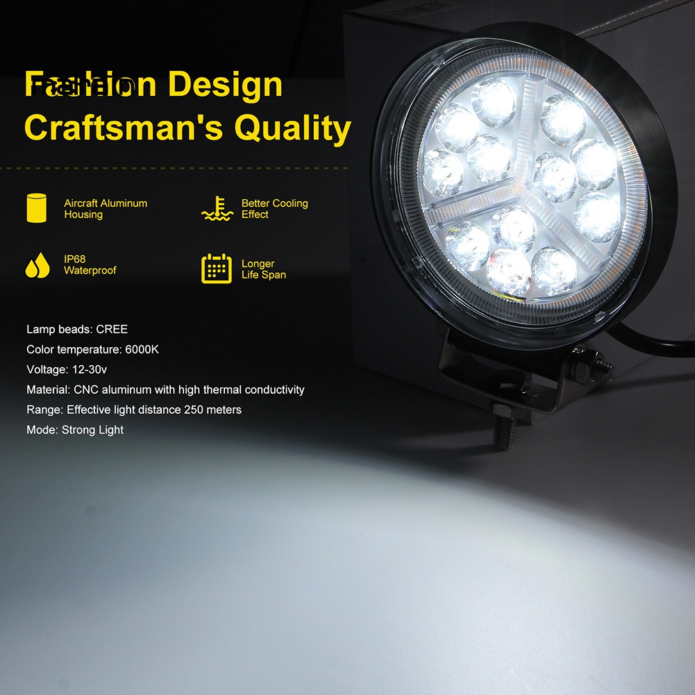 Đèn Pha LED Hình Tròn 4 Inch Chuyên Dụng Cho Xe Hơi / Xe Tải