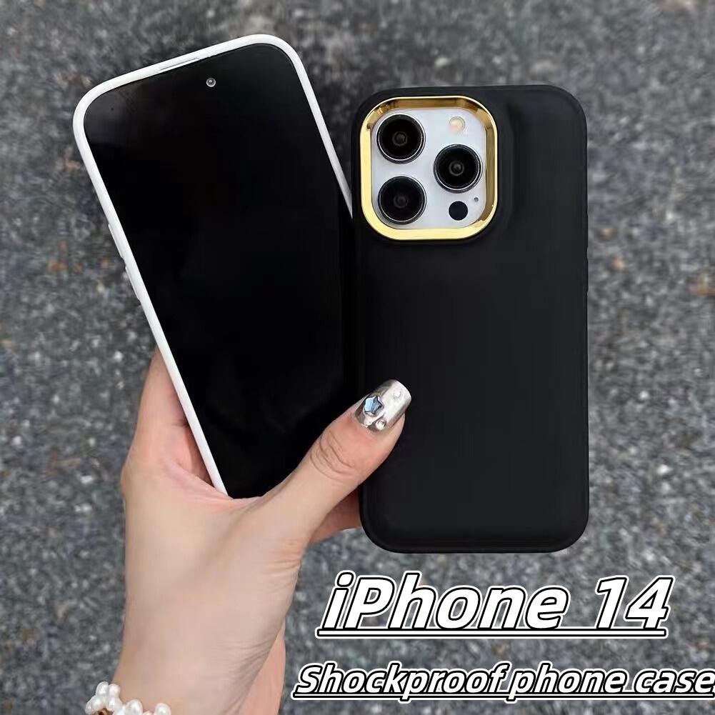 Ốp Điện Thoại Silicon Mềm Chống Sốc Bảo Vệ Ống Kính Máy Ảnh Cho iPhone 14 13 12 11 Pro Max 14 Plus