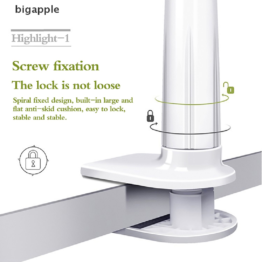 Bigapple Giá Đỡ Kẹp Điện Thoại Di Động Lười Biếng Đầu Giường Cán Dài Linh Hoạt Thông Dụng Cho Nhà Bếp Văn Phòng iPhone pad Watchi