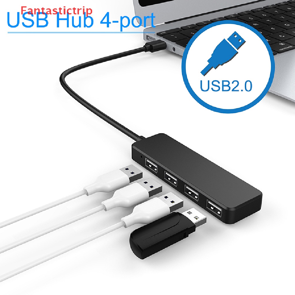 1 Bộ Chia 4 Cổng USB 2.0 Cho Laptop PC Mới