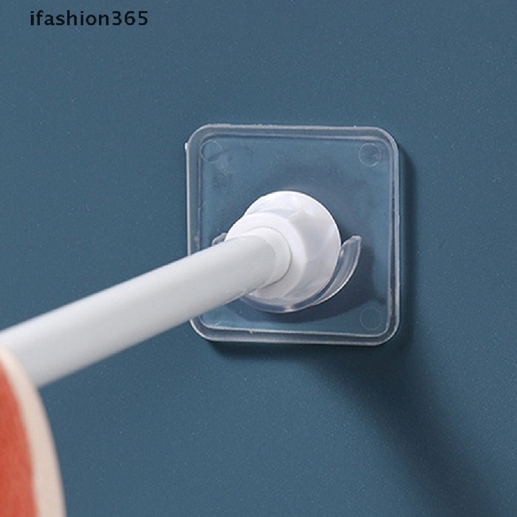 Set 2 Giá Đỡ Thanh Treo Rèm Cửa Nhà Tắm Tự Dính Tiện Dụng ifashion365