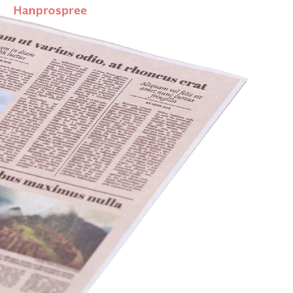 Set 8 Mô Hình Báo Trang Trí Nhà Búp Bê Tỉ Lệ 1: 12