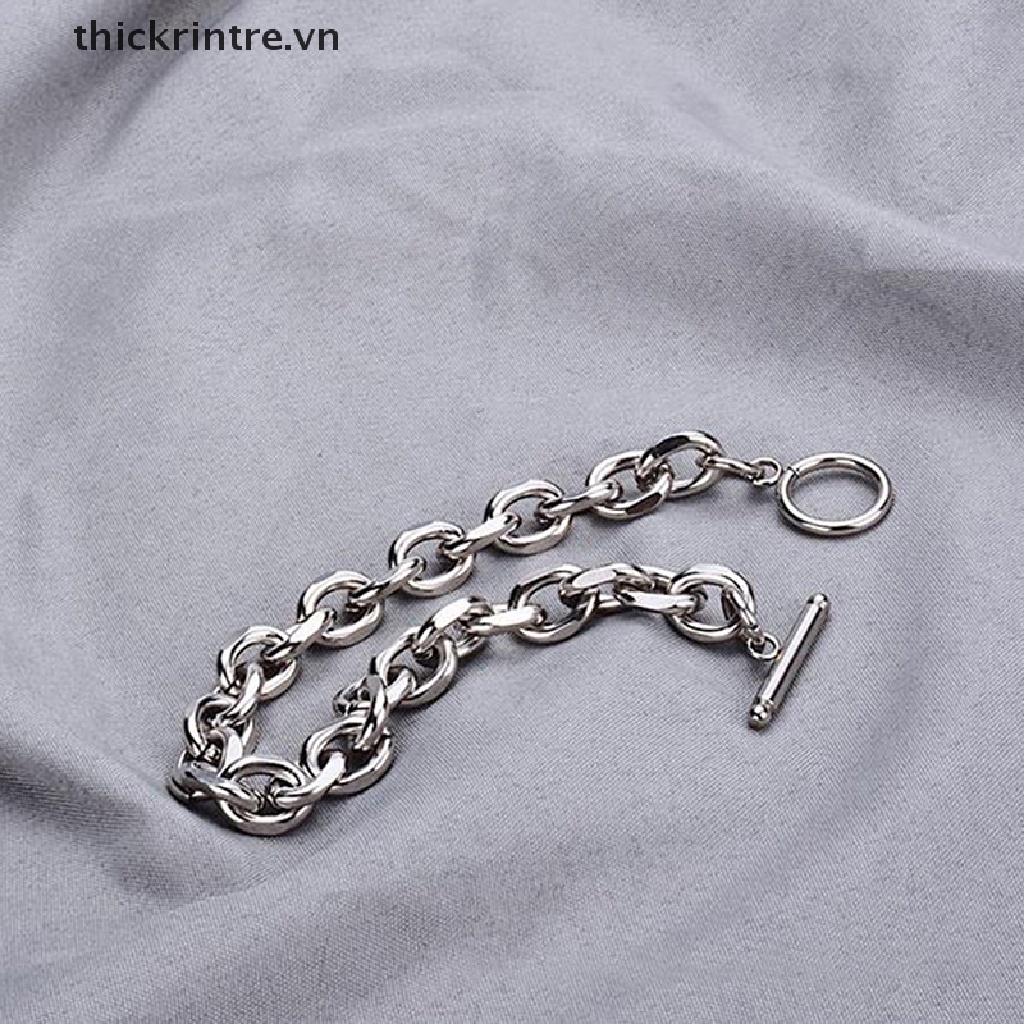 Vòng Đeo Tay Dạng Chuỗi Chữ O Đơn Giản Thời Trang Cho Nam Và Nữ