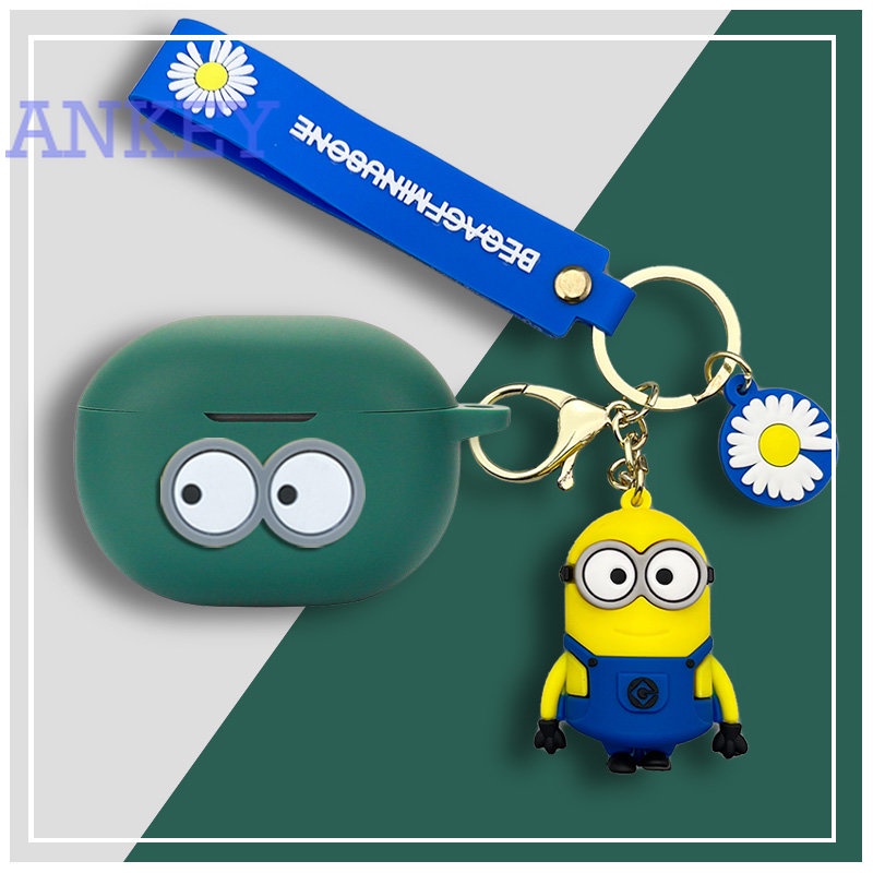 SoundPEATS Mini Pro Case Cute Cartoon Cover with KeyChain Bluetooth Earphone Accessories TWS Headphone Portable