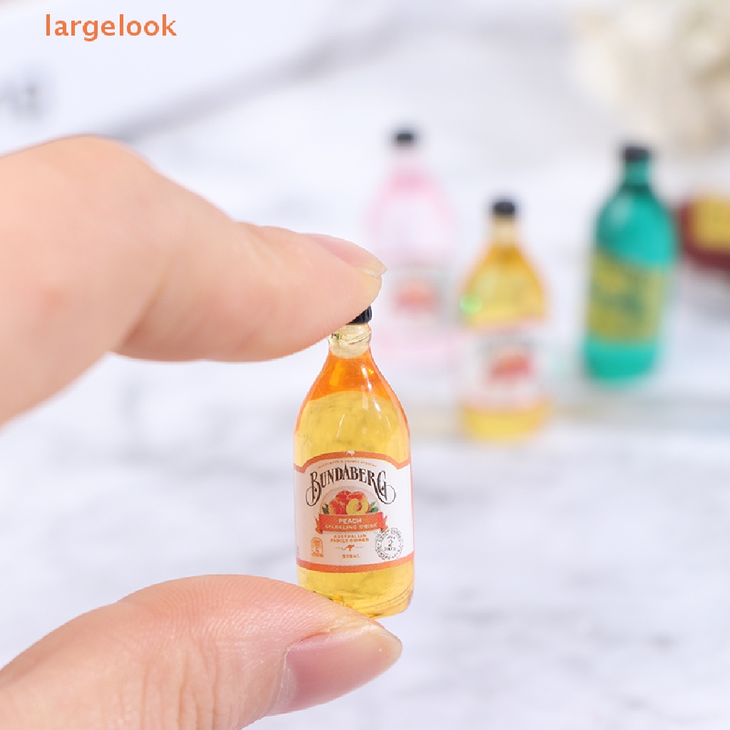 Set 10 Chai Nước Mini Tỉ Lệ 1: 12 1: 6 Dùng Trang Trí Nhà Búp Bê