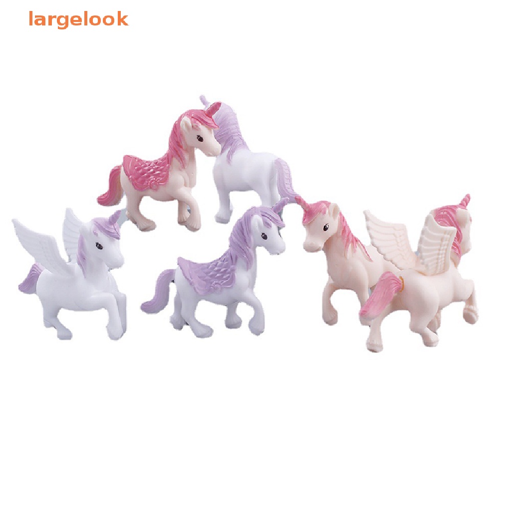 Bộ 3 Mô Hình Kỳ Lân Trang Trí Bánh Kem Xinh Xắn