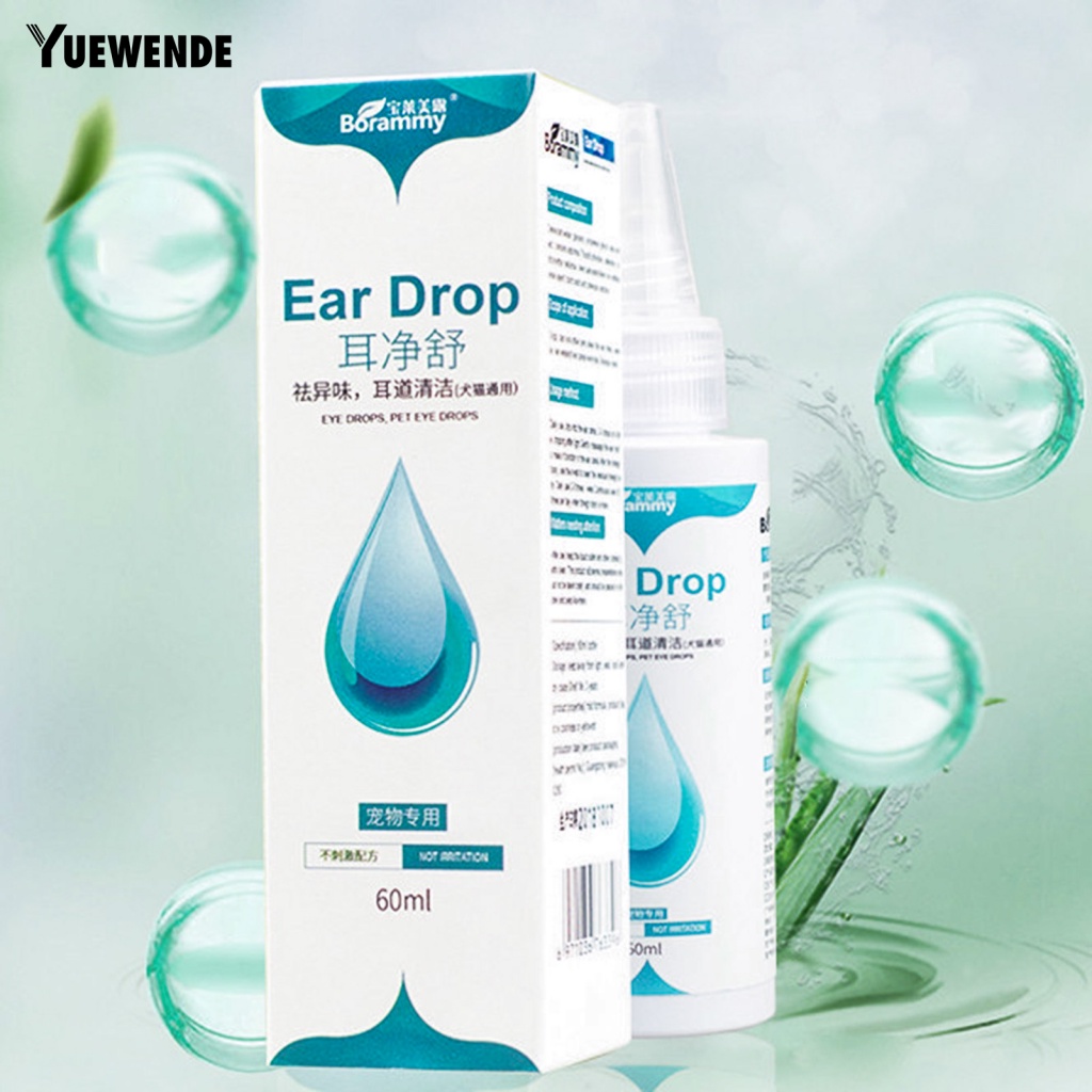 Dung Dịch Loại Bỏ Mùi Hôi Tai Cho Thú Cưng YE.B 60ml