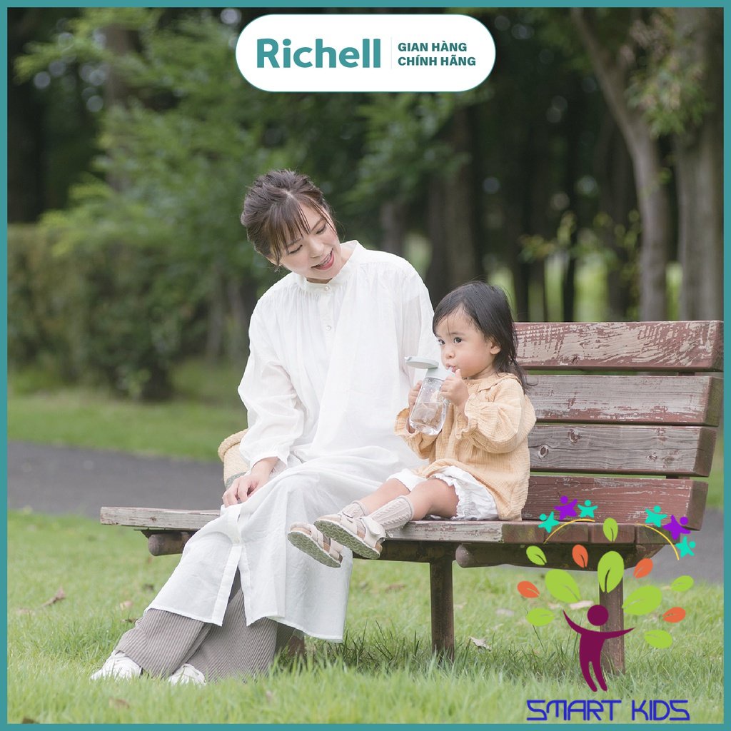 Bình Ống hút AXSTARS Richell Nhật Bản chống sặc cho bé từ 6 tháng | Baby