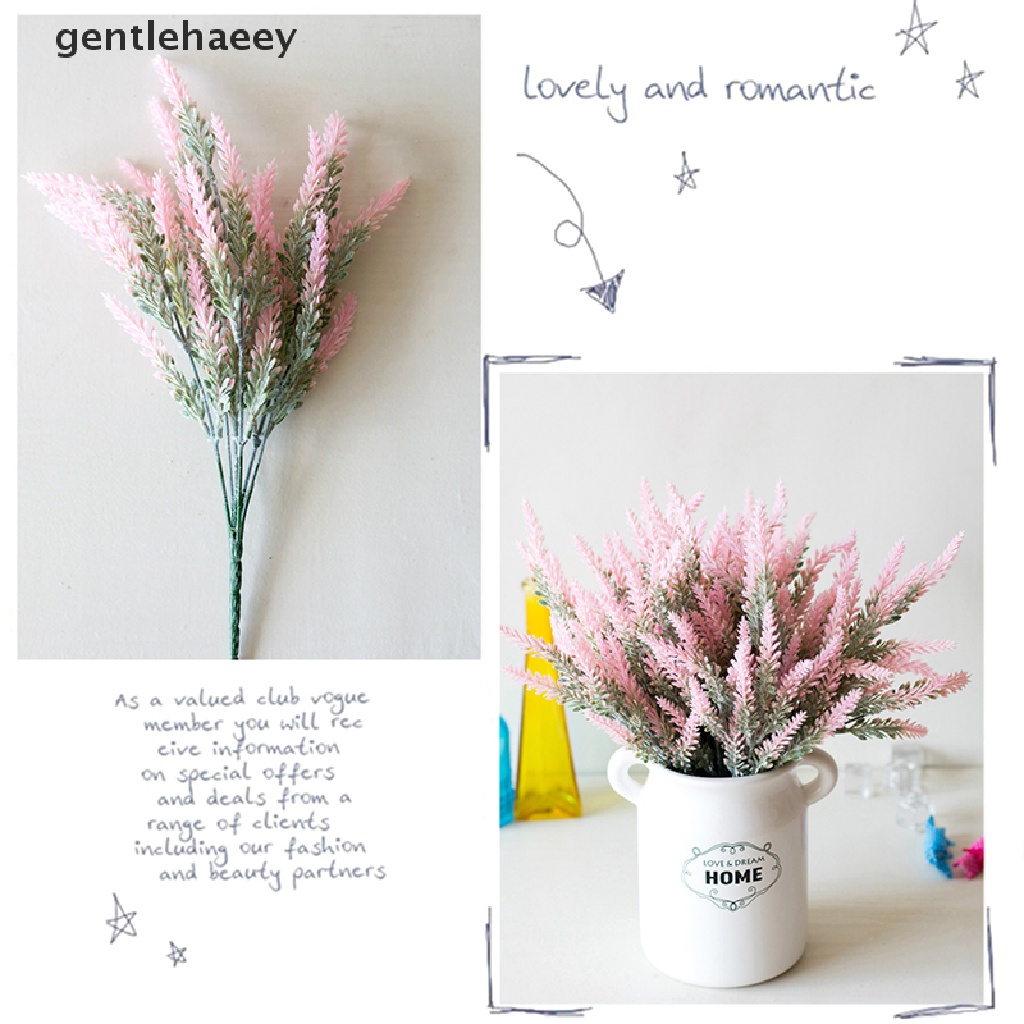 1 Bình Hoa Oải Hương Nhân Tạo Lãng Mạn Dùng Để Trang Trí Tiệc Cưới