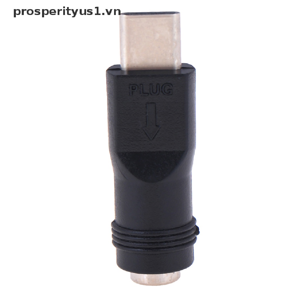 1 Giắc Cắm Chuyển Đổi Female Sang Type-C 3.1 Male 90 / 180 Độ 5.5 * 2.1mm