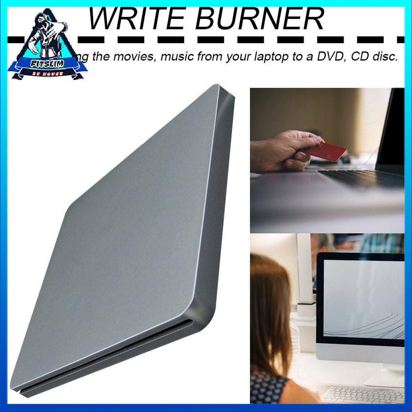 Loại máy tính xách tay Hút khe cắm USB 2.0 siêu mỏng trong ổ đĩa ngoài Dvd bên Vỏ hộp