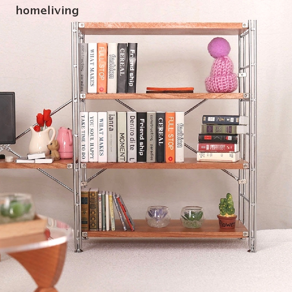 Kệ Đứng Đựng Sách / Đồ Chơi Siêu Thị Trang Trí Nhà Búp Bê Tỉ Lệ 1: 12