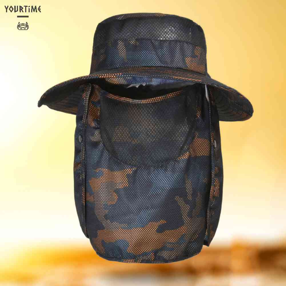 Mũ Polyester Chống Tia UV Bảo Vệ Khuôn Mặt Có Thể Điều Chỉnh Dành Cho Làm Vườn