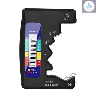 BT-886 Portable Battery Capacity Indicator Compact Size Lithium Battery Level Tester Digital Display Battery Voltage Meter Battery Volt Monitor Detector