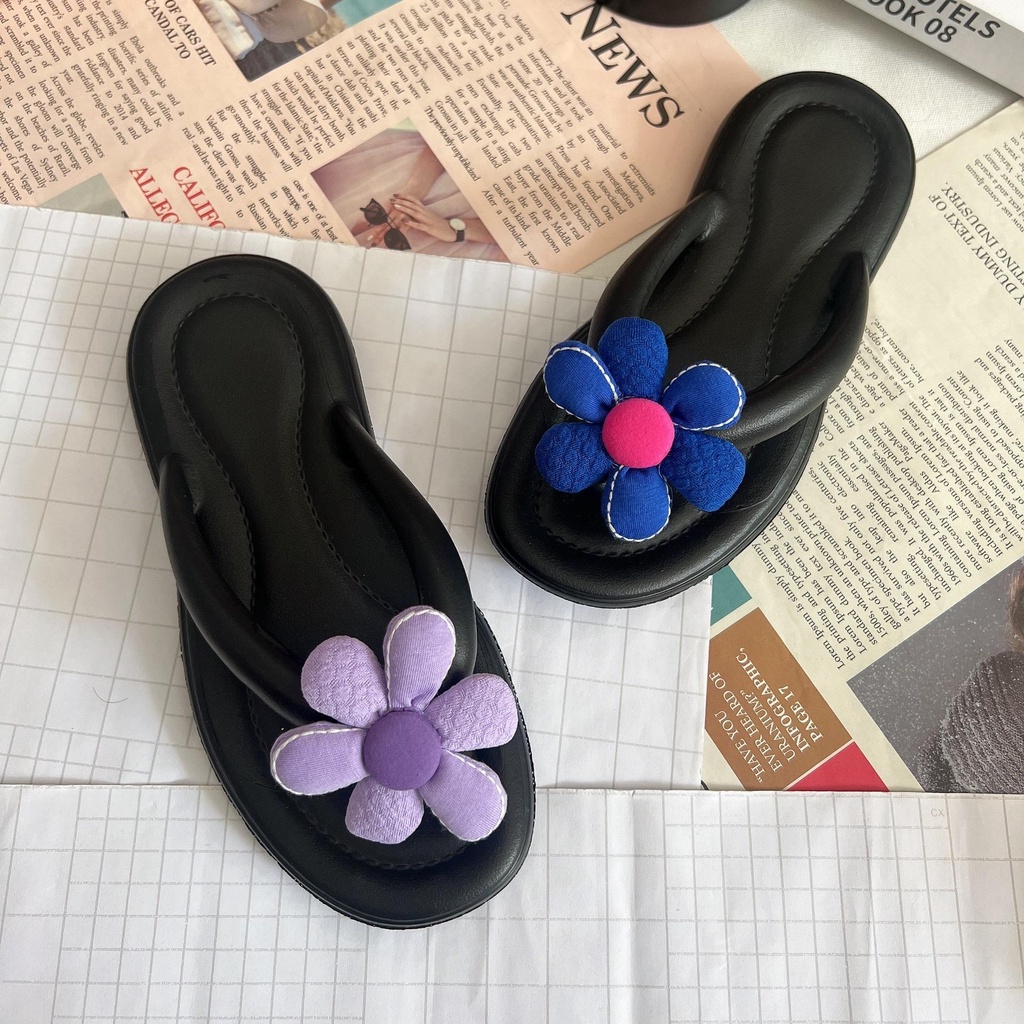 JY223- B3 - Dép quai kẹp bánh mì đúc liền dễ thương chất mềm giá rẻ EVA siêu nhẹ chân