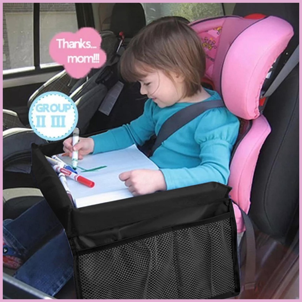 Khay Đựng Đồ Dùng Gắn Ghế Ngồi Xe Hơi Tiện Dụng Cho Bé