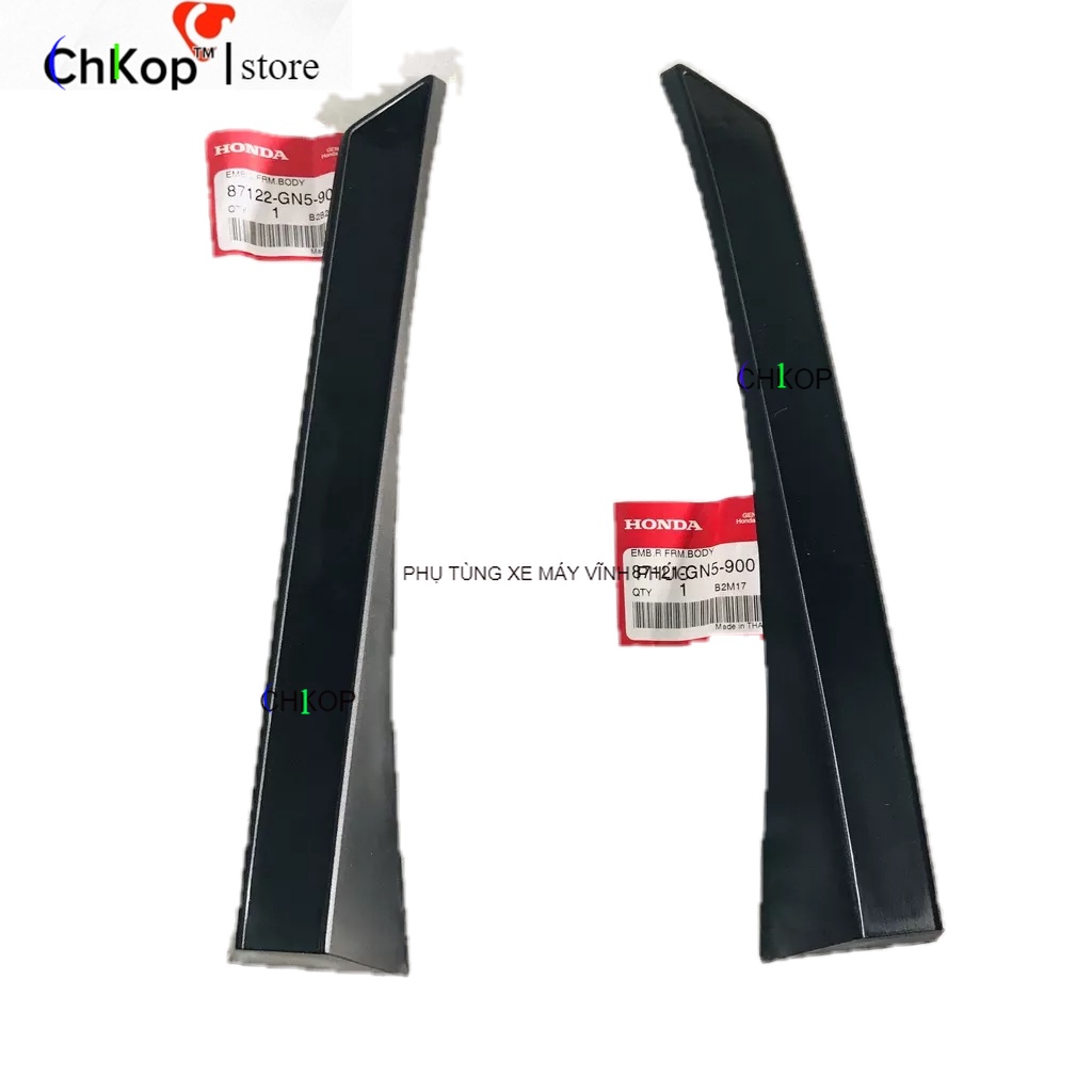 Nẹp sườn, nẹp thùng xăng Dream Thái Zin Honda Thái Lan - 87121-GN5-900/ 87122-GN5-900