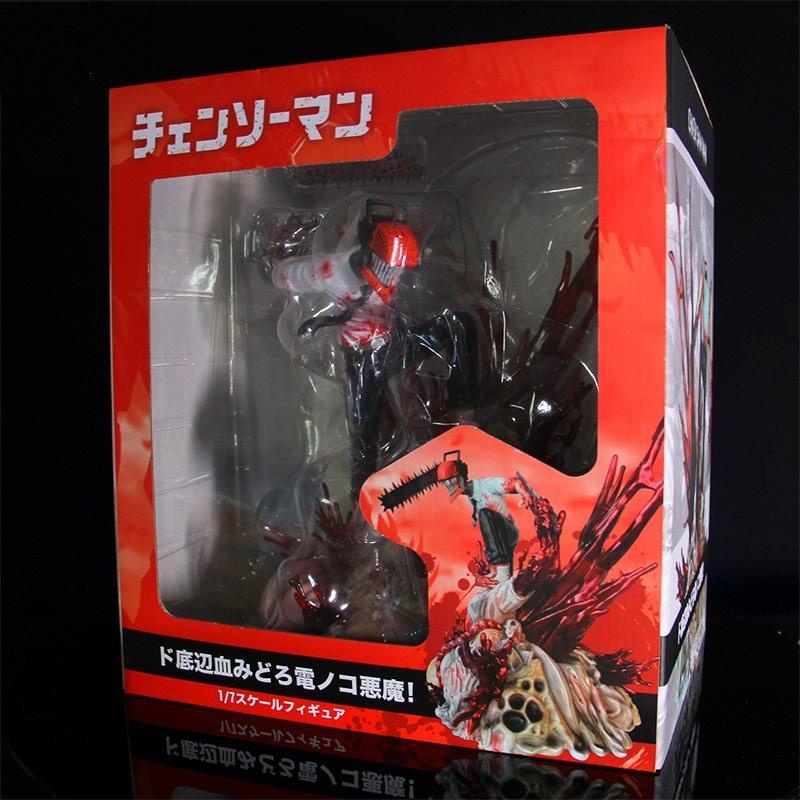Mô hình nhân vật CHAINSAW MAN Denji quỷ cưa cao 29cm chiến đấu | Figure anime chó và máy cưa đồ chơi mô hình